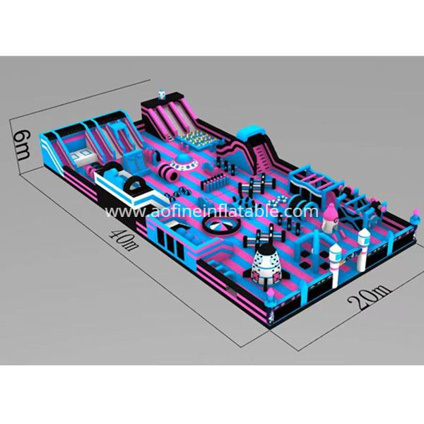 40m Inflatable Theme Park Afl01