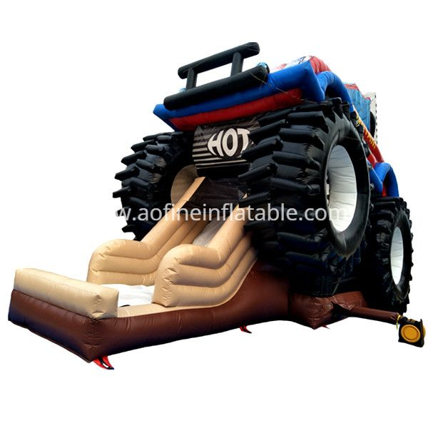 Monster Truck Bounce House Slide Afc43
