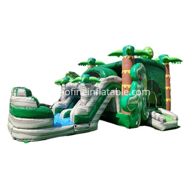 Dinosaur Bounce House Water Slide Afc39 