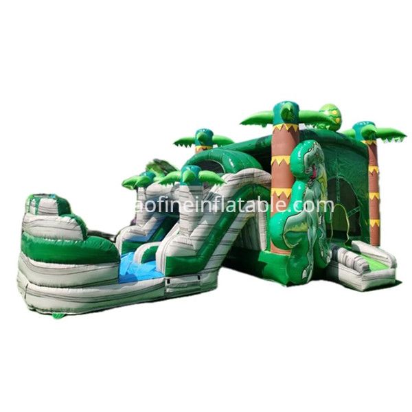 Dinosaur Bounce House Water Slide Afc39 