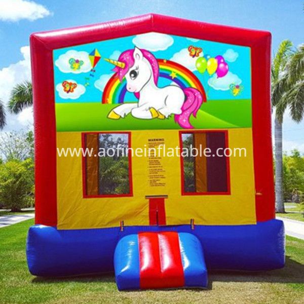 Custom Banner Inflatable Bounce House Afc58