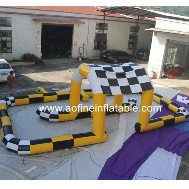 Inflatable Go Karting Track Afp301