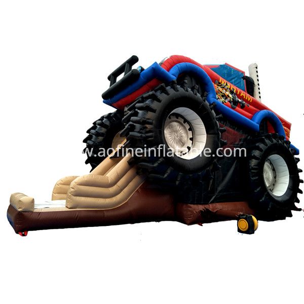 Monster Truck Bounce House Slide Afc43