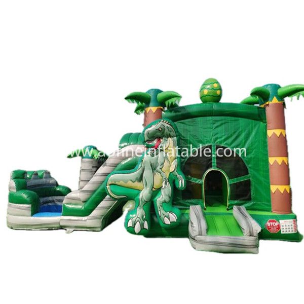 Dinosaur Bounce House Water Slide Afc39 