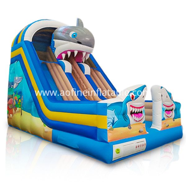 Shark Inflatable Dual Lane Slide Afs47