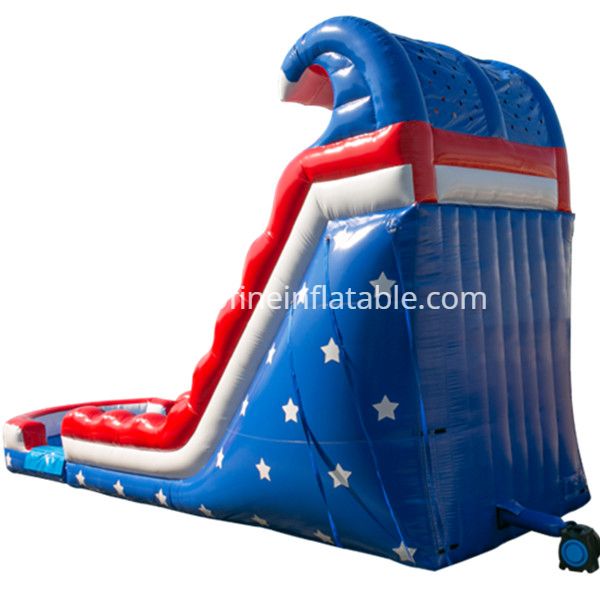 Stars and Stripes Inflatable Water Slide Afs52
