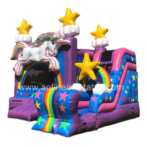 Unicorn Inflatable Bouncer Combo Afc03 