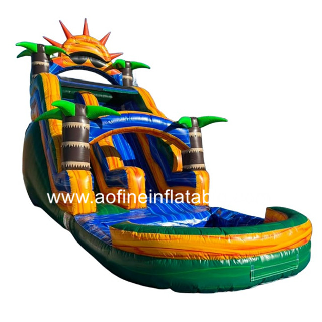 Sun Palm Tree Water Slide Afs27