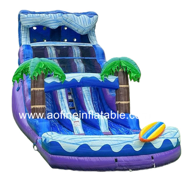 Double Lane Water Slide Afs36