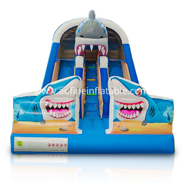 Shark Inflatable Dual Lane Slide Afs47