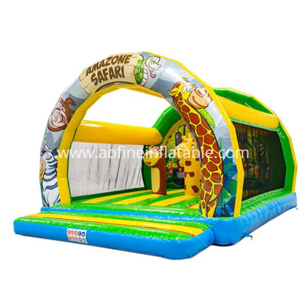 Jungle Animal Big Bouncy Castle Afc53