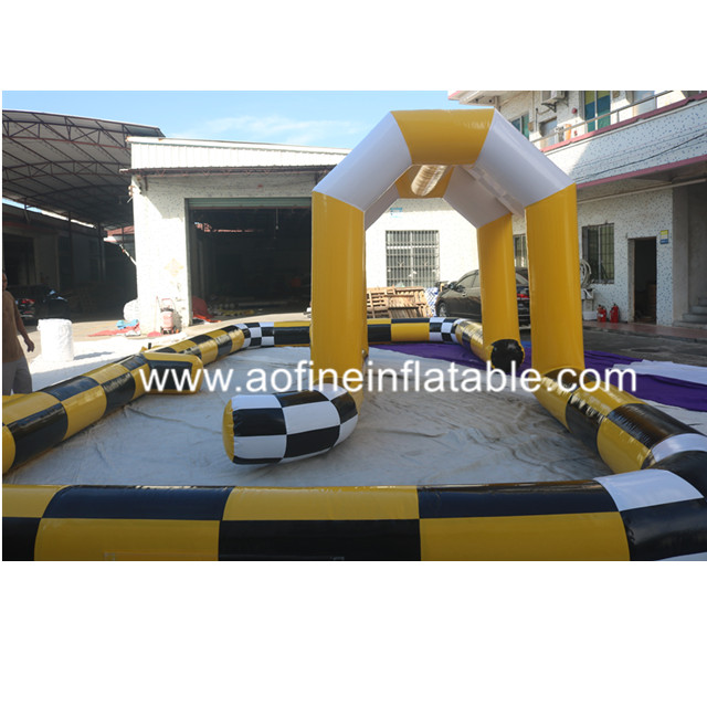 Inflatable Go Karting Track Afp301