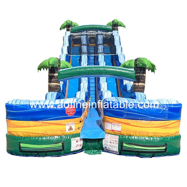 Double Lane Water Slide Afs35