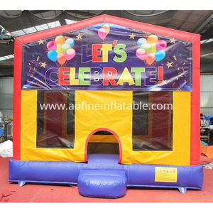 Custom Banner Inflatable Bounce House Afc58