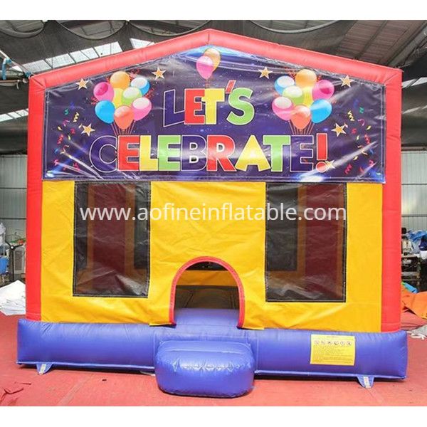 Custom Banner Inflatable Bounce House Afc58