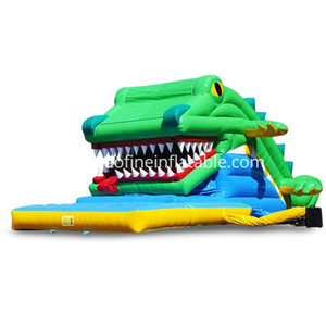 Inflatable Snappy Crocodile Mouth Slide Afs48