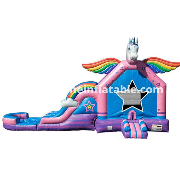 Unicorn Bouncer With Water Slide Afc76