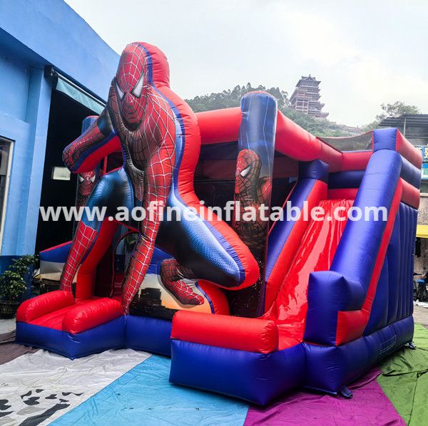 Spiderman Bouncer Slide Afc75
