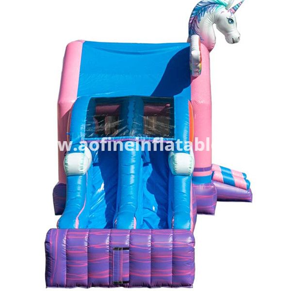 Unicorn Bouncer With Water Slide Afc76