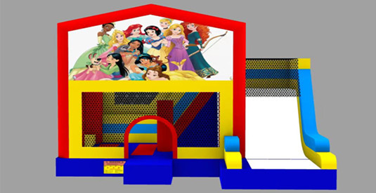 AOFINE Designs Princess Inflatable Castle for U.S. Client