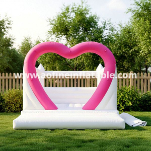 PVC Love Shape White Castle Afc78