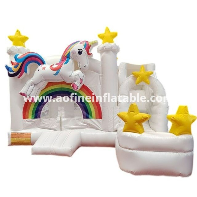 Afc183 Unicorn Jumping Castle with Slide from China manufacturer ...