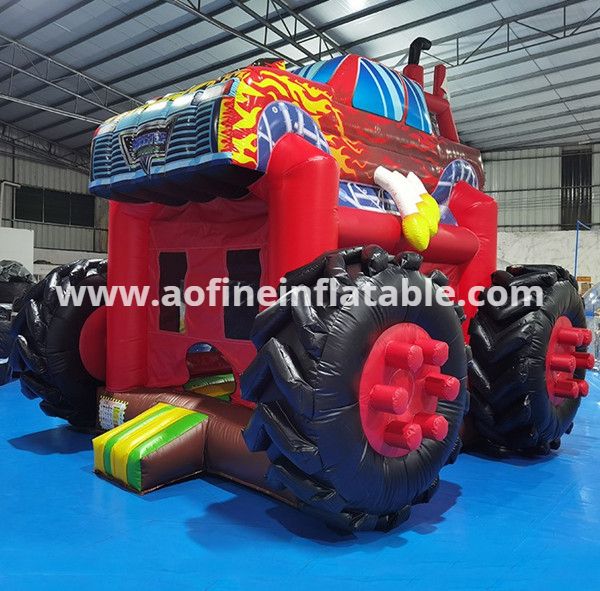 Monster Truck Bouncy Castle Afc70